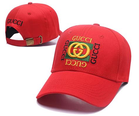 all red gucci hat|Gucci cap men's.